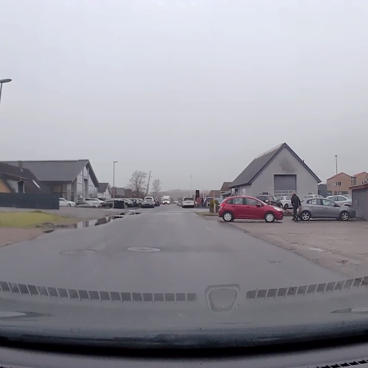 Bilkamera/dashcam test